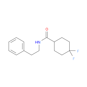 Cyclohexanecarboxamide, 4,4-difluoro-N-(2-phenylethyl)-