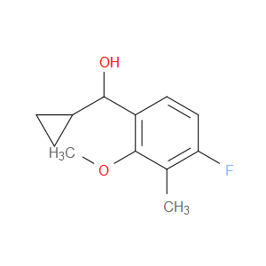 cyclopropyl(4-fluoro-2-methoxy-3-methylphenyl)methanol