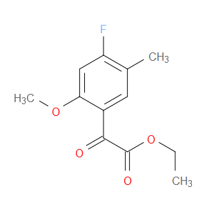 ethyl 2-(4-fluoro-2-methoxy-5-methylphenyl)-2-oxoacetate