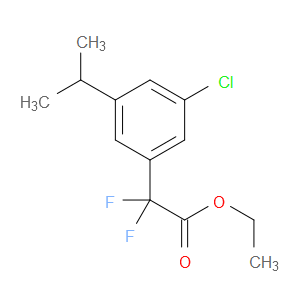 ethyl 2-(3-chloro-5-isopropylphenyl)-2,2-difluoroacetate
