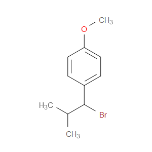 Benzene, 1-(1-bromo-2-methylpropyl)-4-methoxy-