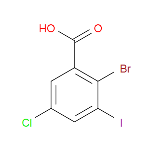 2-bromo-5-chloro-3-iodobenzoic acid