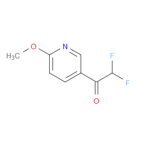 2,2-difluoro-1-(6-methoxypyridin-3-yl)ethanone