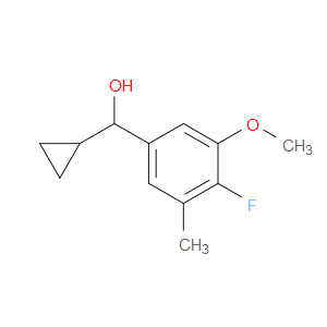 cyclopropyl(4-fluoro-3-methoxy-5-methylphenyl)methanol