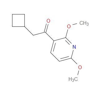 2-Cyclobutyl-1-(2,6-dimethoxy-3-pyridinyl)ethanone