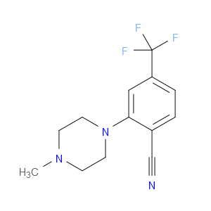 Benzonitrile, 2-(4-methyl-1-piperazinyl)-4-(trifluoromethyl)-