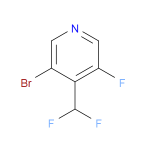 Pyridine, 3-bromo-4-(difluoromethyl)-5-fluoro-