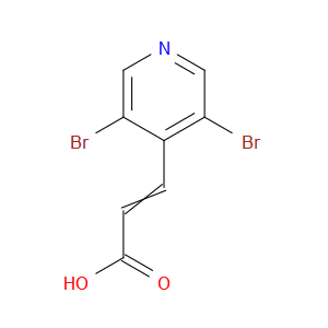 3-(3,5-Dibromo-4-pyridinyl)-2-propenoic acid