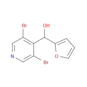 3,5-Dibromo-α-2-furanyl-4-pyridinemethanol