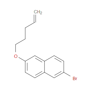 Naphthalene, 2-bromo-6-(4-penten-1-yloxy)-