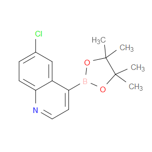 Quinoline, 6-chloro-4-(4,4,5,5-tetramethyl-1,3,2-dioxaborolan-2-yl)-