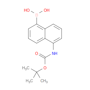 C-(1,1-Dimethylethyl) N-(5-borono-1-naphthalenyl)carbamate