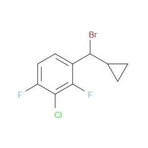 1-(Bromocyclopropylmethyl)-3-chloro-2,4-difluorobenzene