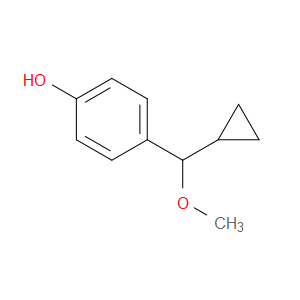 Phenol, 4-(cyclopropylmethoxymethyl)-