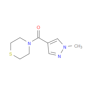 (1-Methyl-1H-pyrazol-4-yl)(thiomorpholino)methanone