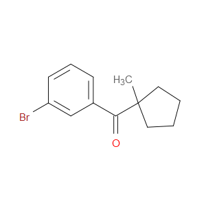 (3-Bromophenyl)(1-methylcyclopentyl)methanone