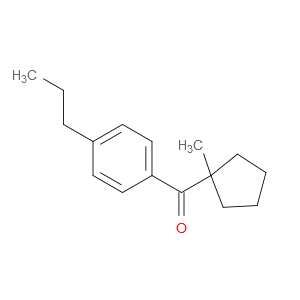 (1-Methylcyclopentyl)(4-propylphenyl)methanone