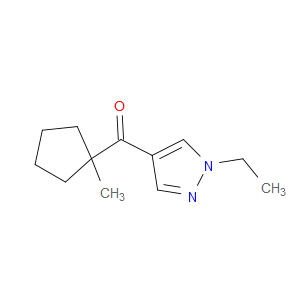 (1-Ethyl-1H-pyrazol-4-yl)(1-methylcyclopentyl)methanone