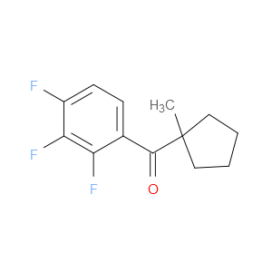 (1-Methylcyclopentyl)(2,3,4-trifluorophenyl)methanone