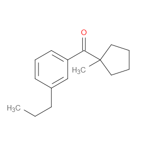 (1-Methylcyclopentyl)(3-propylphenyl)methanone