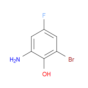 2-amino-6-bromo-4-fluorophenol