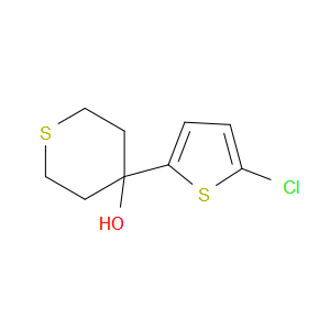 4-(5-Chloro-2-thienyl)tetrahydro-2H-thiopyran-4-ol