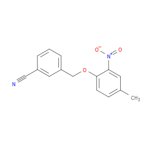 3-((4-methyl-2-nitrophenoxy)methyl)benzonitrile