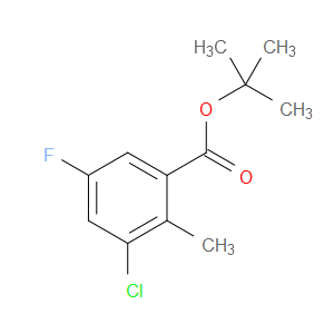 tert-butyl 3-chloro-5-fluoro-2-methylbenzoate
