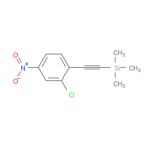 ((2-chloro-4-nitrophenyl)ethynyl)trimethylsilane