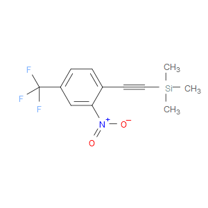 trimethyl((2-nitro-4-(trifluoromethyl)phenyl)ethynyl)silane