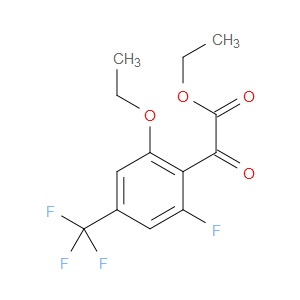ethyl 2-(2-ethoxy-6-fluoro-4-(trifluoromethyl)phenyl)-2-oxoacetate