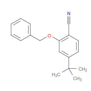 2-(benzyloxy)-4-(tert-butyl)benzonitrile