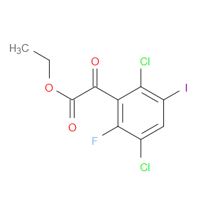 ethyl 2-(2,5-dichloro-6-fluoro-3-iodophenyl)-2-oxoacetate