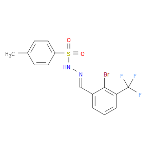 N'-(2-bromo-3-(trifluoromethyl)benzylidene)-4-methylbenzenesulfonohydrazide