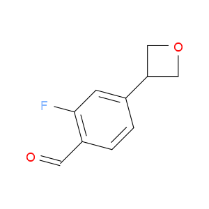 Benzaldehyde, 2-fluoro-4-(3-oxetanyl)-