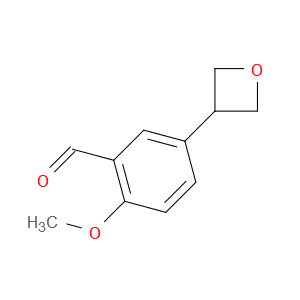 Benzaldehyde, 2-methoxy-5-(3-oxetanyl)-