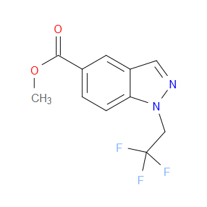 Methyl 1-(2,2,2-trifluoroethyl)-1H-indazole-5-carboxylate