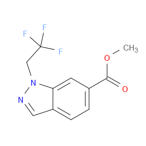 Methyl 1-(2,2,2-trifluoroethyl)-1H-indazole-6-carboxylate