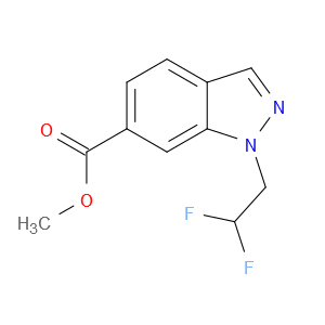 Methyl 1-(2,2-difluoroethyl)-1H-indazole-6-carboxylate