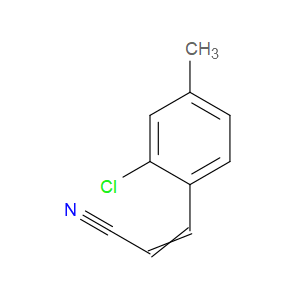 3-(2-Chloro-4-methylphenyl)-2-propenenitrile