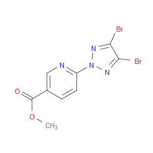 Methyl 6-(4,5-dibromo-2H-1,2,3-triazol-2-yl)-3-pyridinecarboxylate