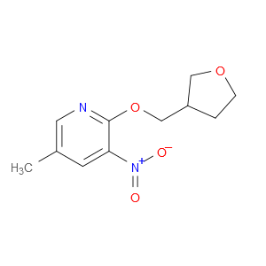 5-methyl-3-nitro-2-((tetrahydrofuran-3-yl)methoxy)pyridine