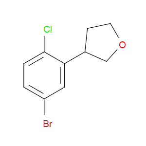 Furan, 3-(5-bromo-2-chlorophenyl)tetrahydro-