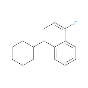 Naphthalene, 1-cyclohexyl-4-fluoro-