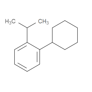 1-Cyclohexyl-2-(1-methylethyl)benzene