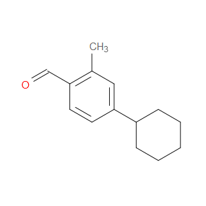Benzaldehyde, 4-cyclohexyl-2-methyl-