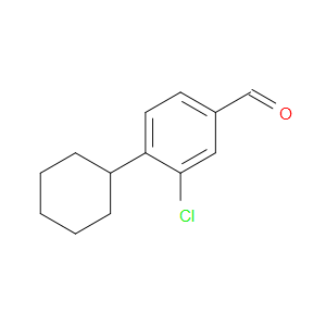 3-Chloro-4-cyclohexylbenzaldehyde