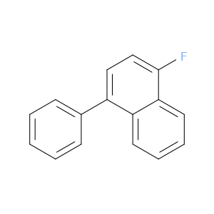 Naphthalene, 1-fluoro-4-phenyl-
