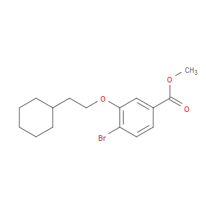 Benzoic acid, 4-bromo-3-(2-cyclohexylethoxy)-, methyl ester