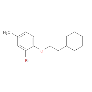 2-Bromo-1-(2-cyclohexylethoxy)-4-methylbenzene